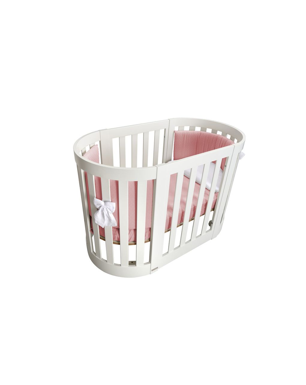 Set letto all-in-one con tessile plumeti rose - italbaby