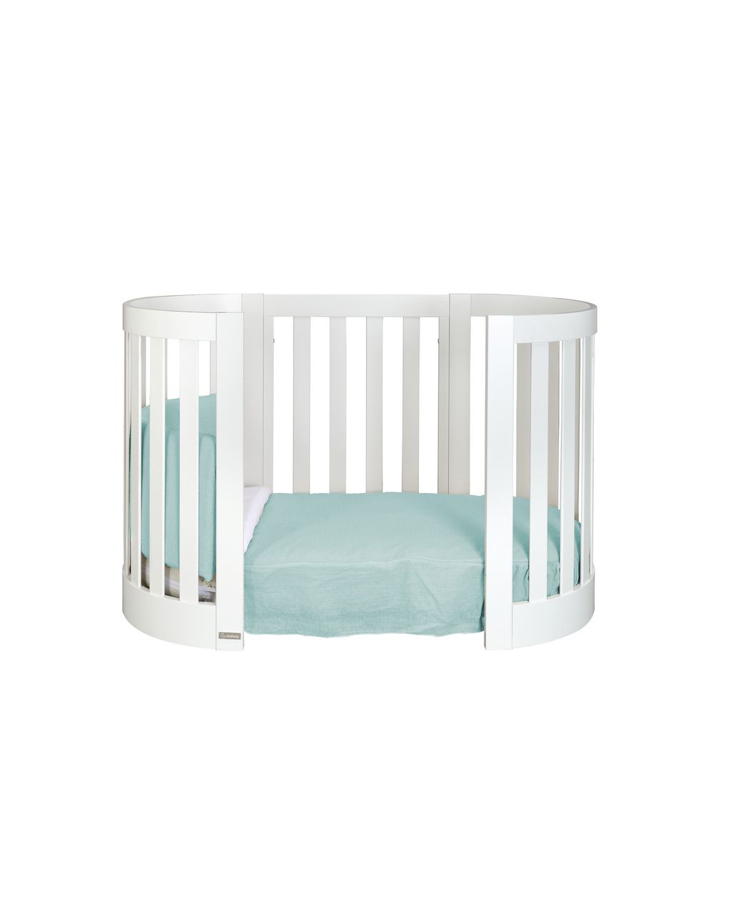 Set letto all-in-one con tessile  plumeti aqua - italbaby