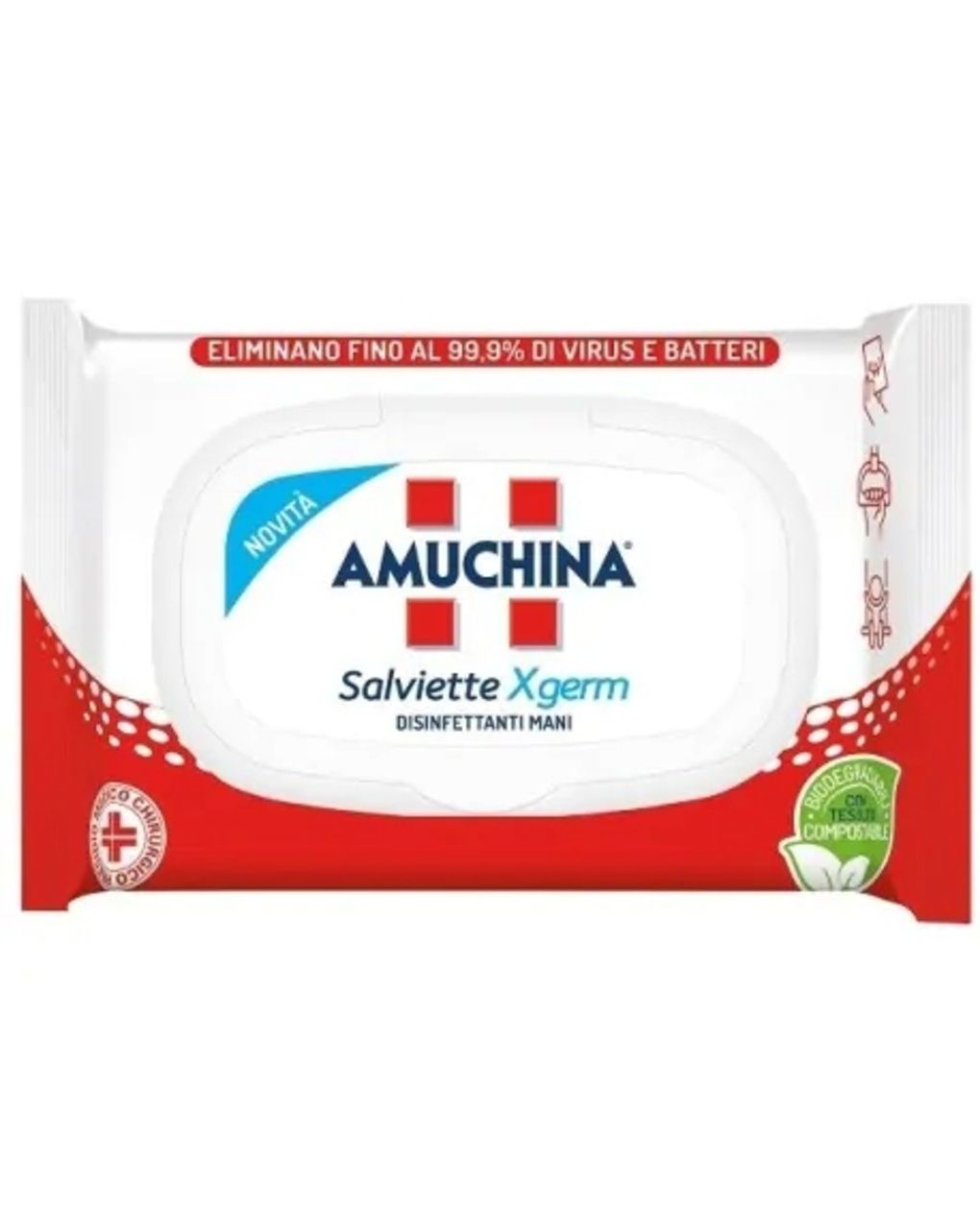 Salviettine mani x germ 20 pezzi - amuchina