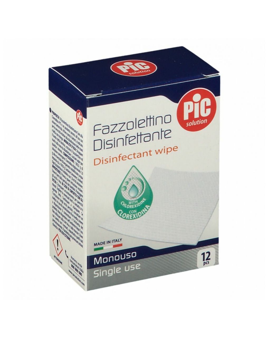 Fazzolettini disinfettanti 12pz - pic