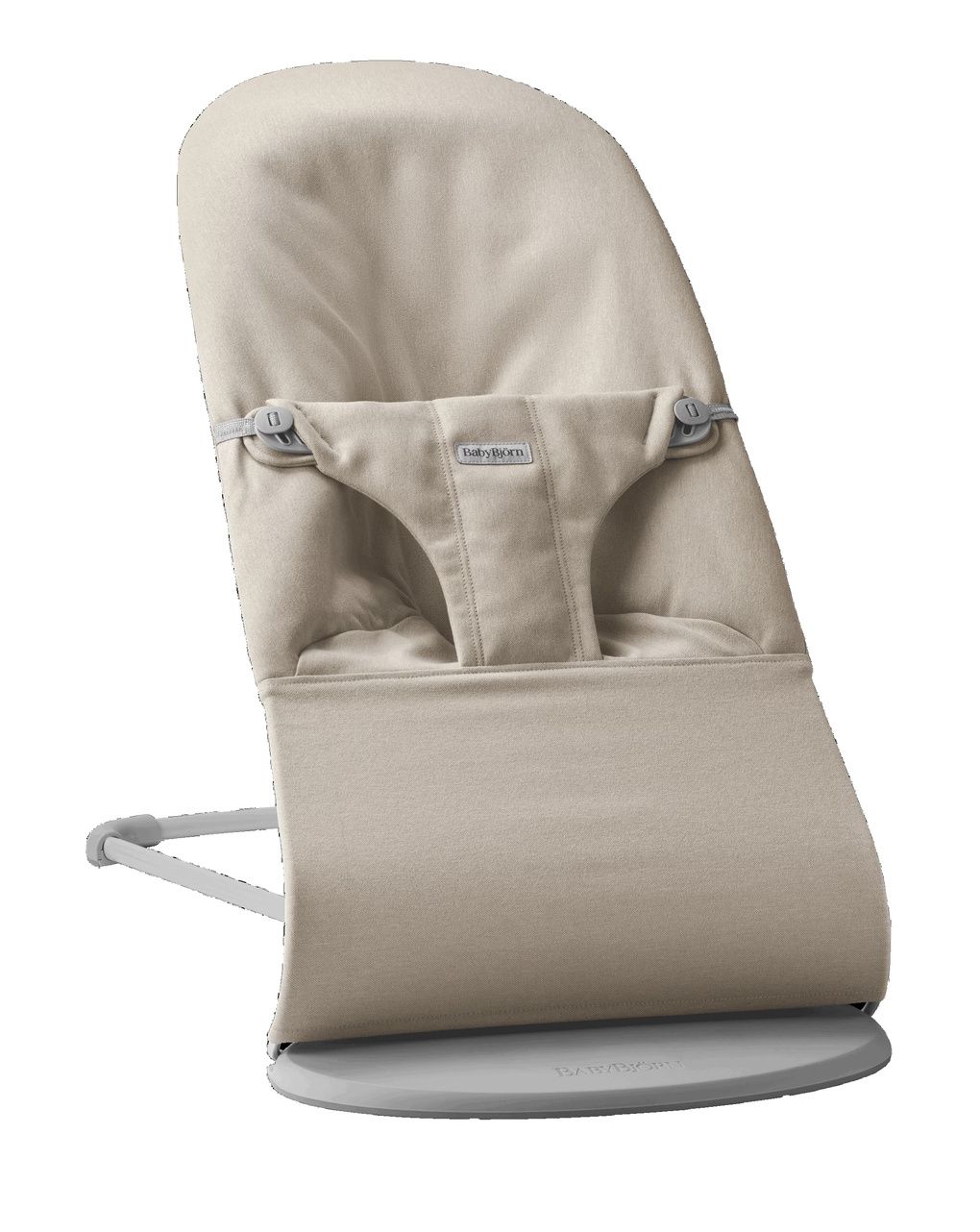 Sdraietta bliss tessuto melange beige chiaro - babybjorn