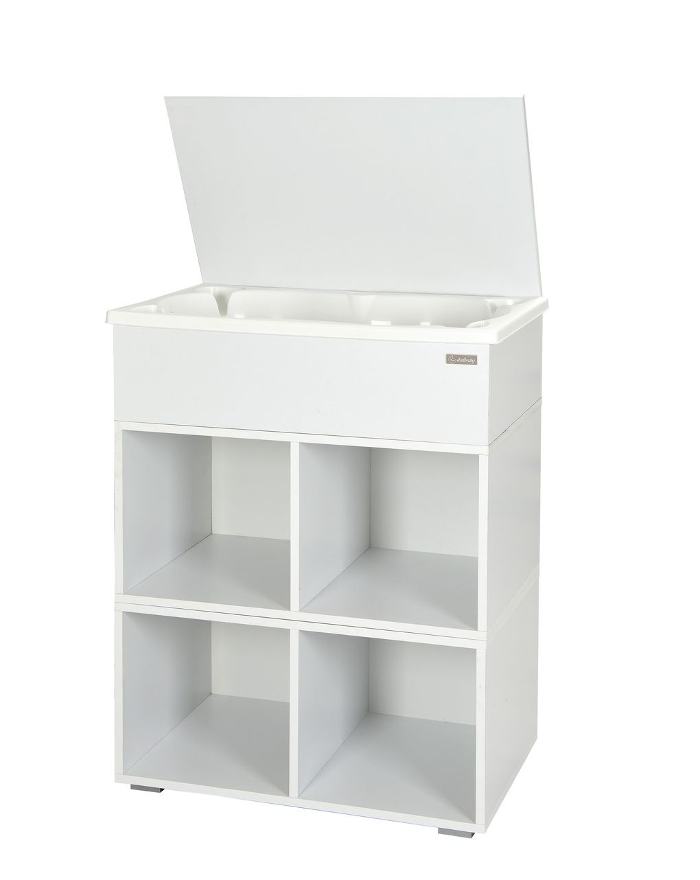 Sistema modulare domino struttura bianca + 2 ante naturali - italbaby
