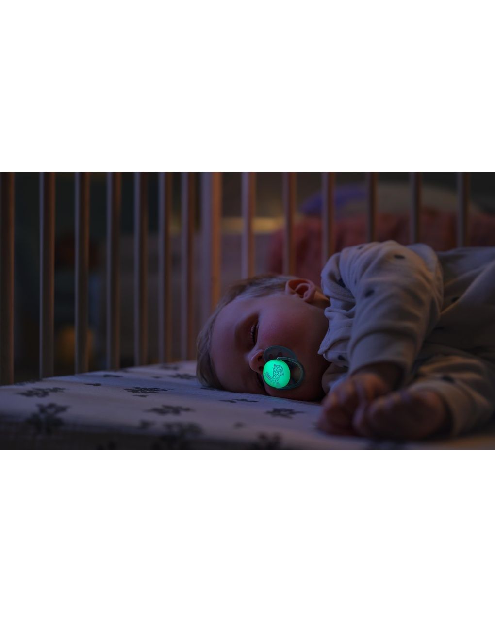 Succhietto ultra soft notte 0-6m cappuccio fluorescente no bpa per pelli sensibili - philips avent