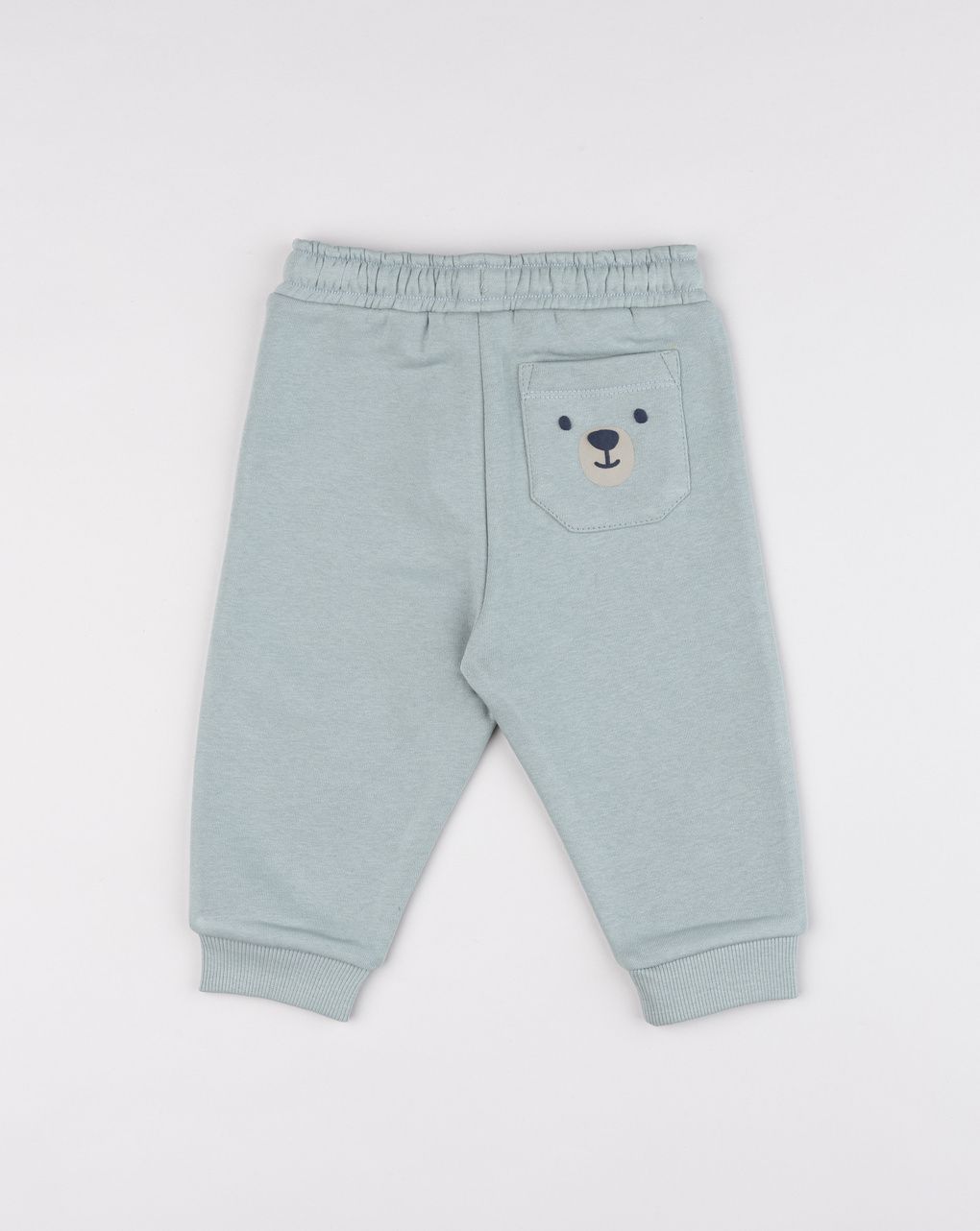 Pantaloni casual da bimbo verdi con coulisse