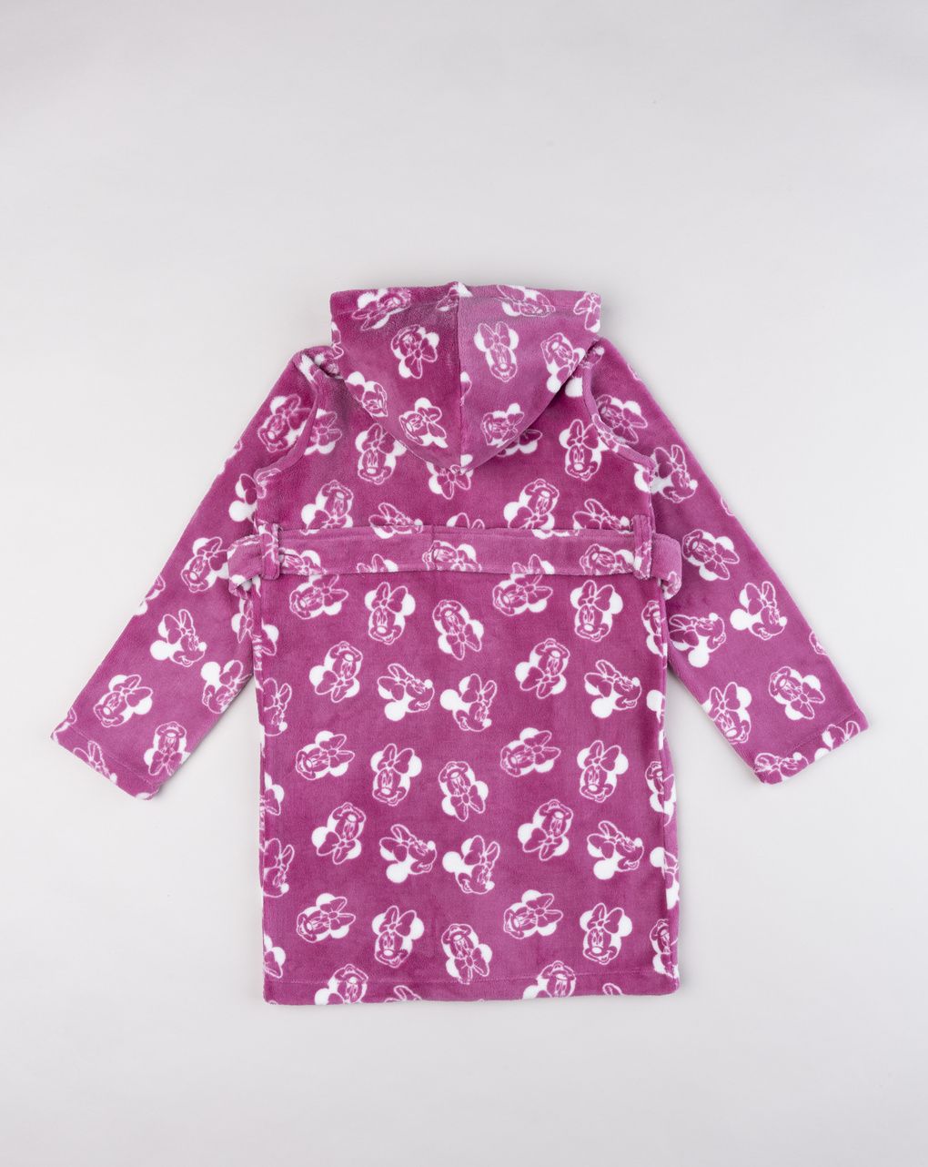 Vestaglia bambina minnie mouse con cappuccio fucsia