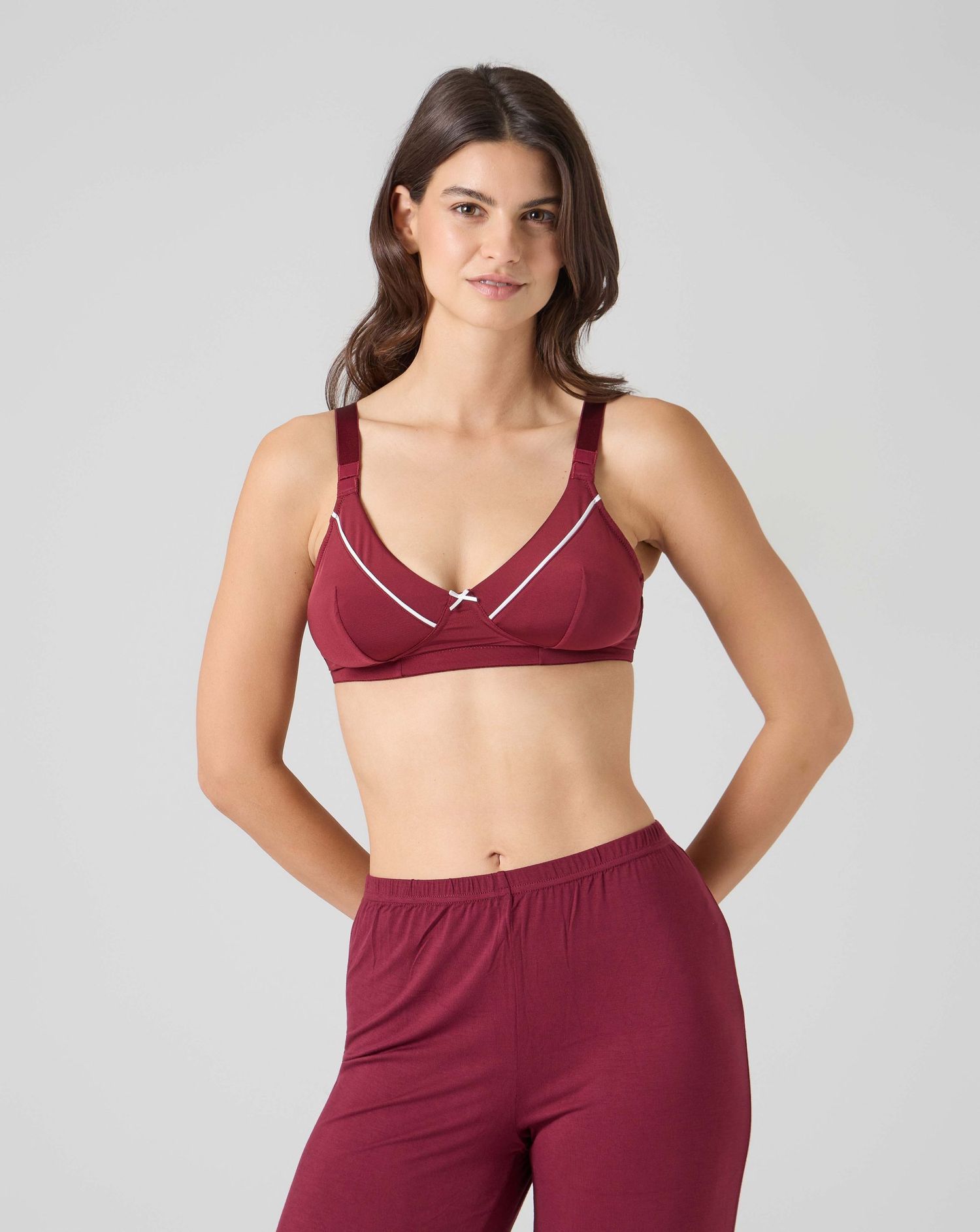 Reggiseno allattamento cozy chic bordeaux