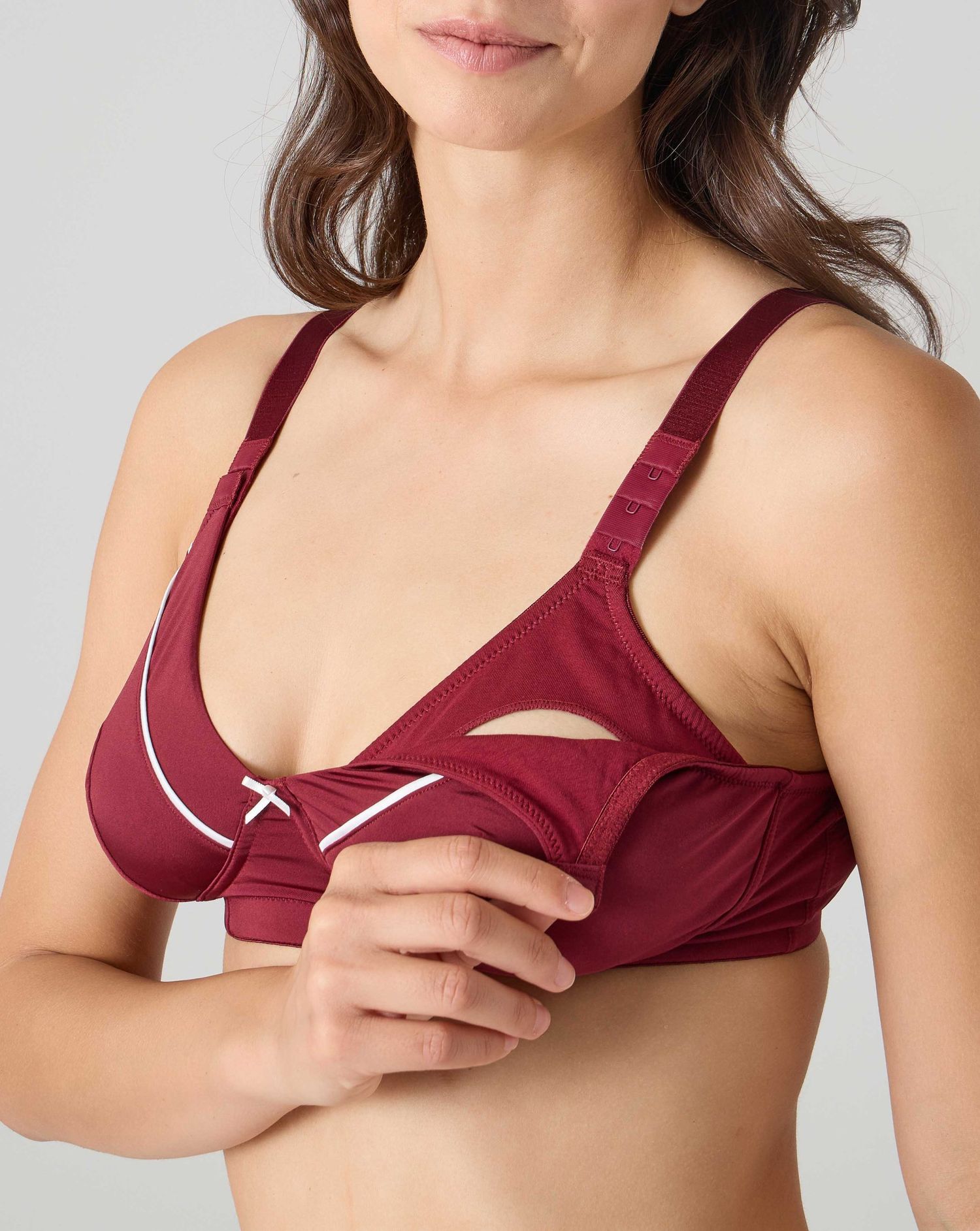 Reggiseno allattamento cozy chic bordeaux