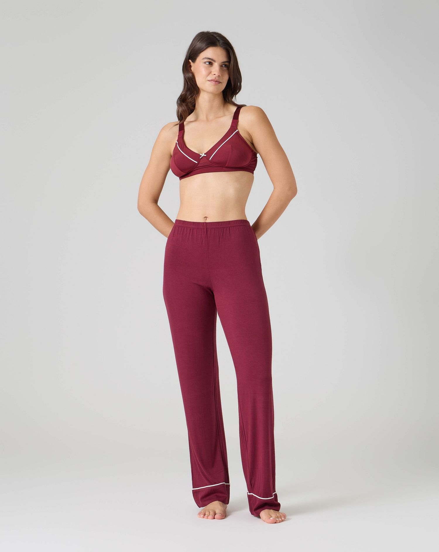 Reggiseno allattamento cozy chic bordeaux