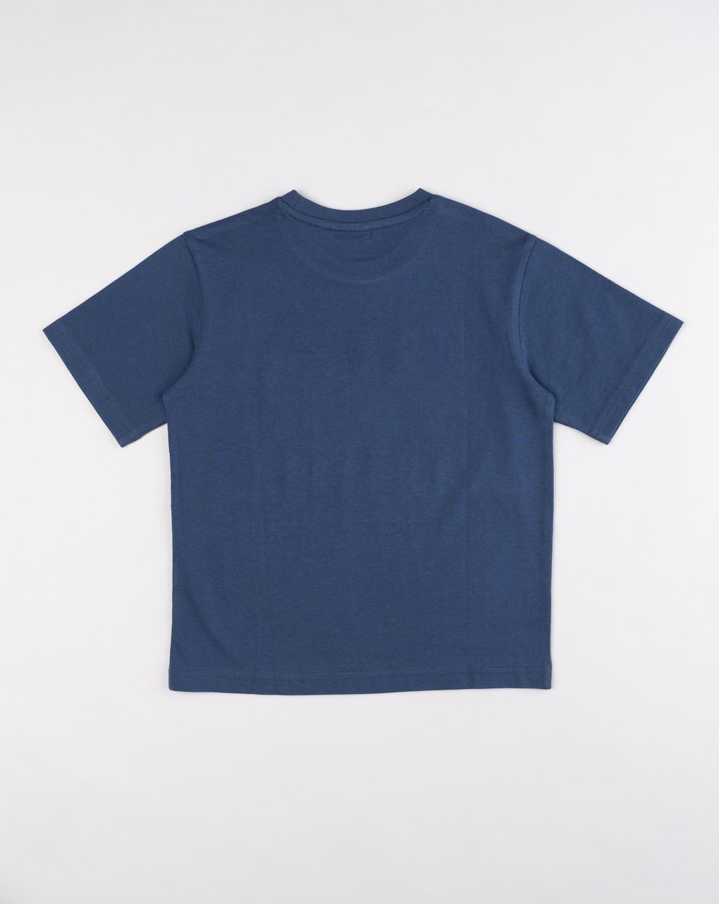 T-shirt bambino blu notte con grafica minions  "be happy"