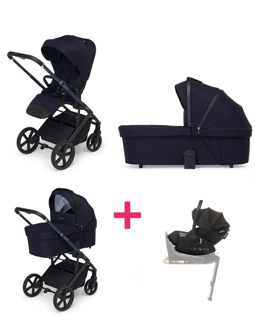 Sistema combinato tictoc pro disk infant rekline midnight - foppapedretti