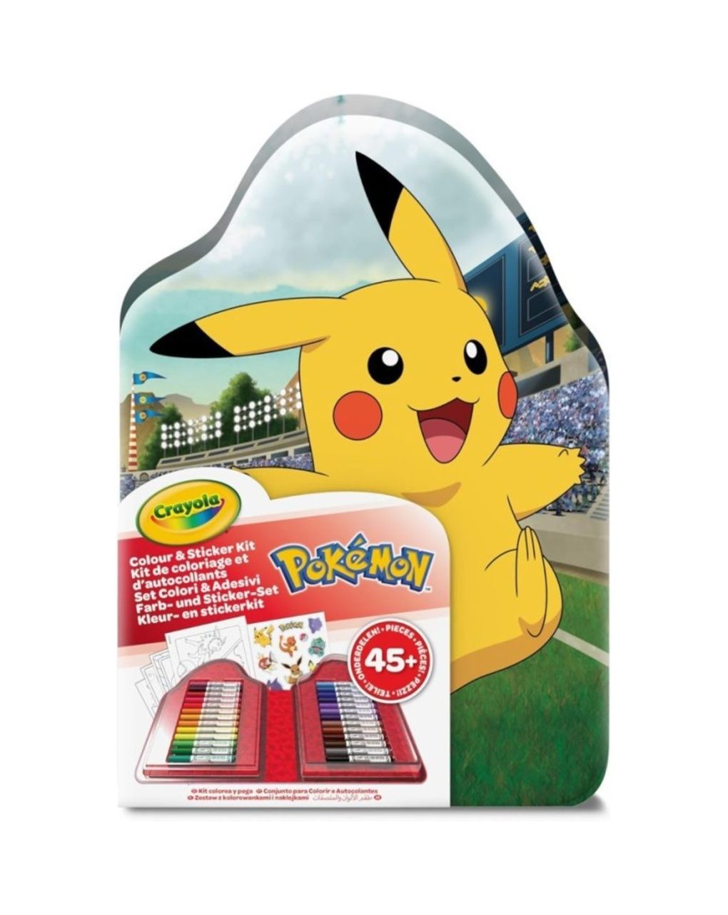 Valigetta colori adesivi pokemon