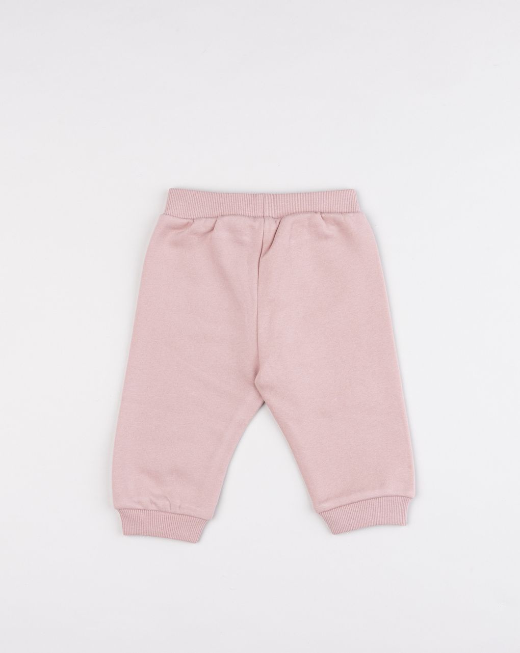 Pantalone felpato neonata rosa con scritta "beautiful"