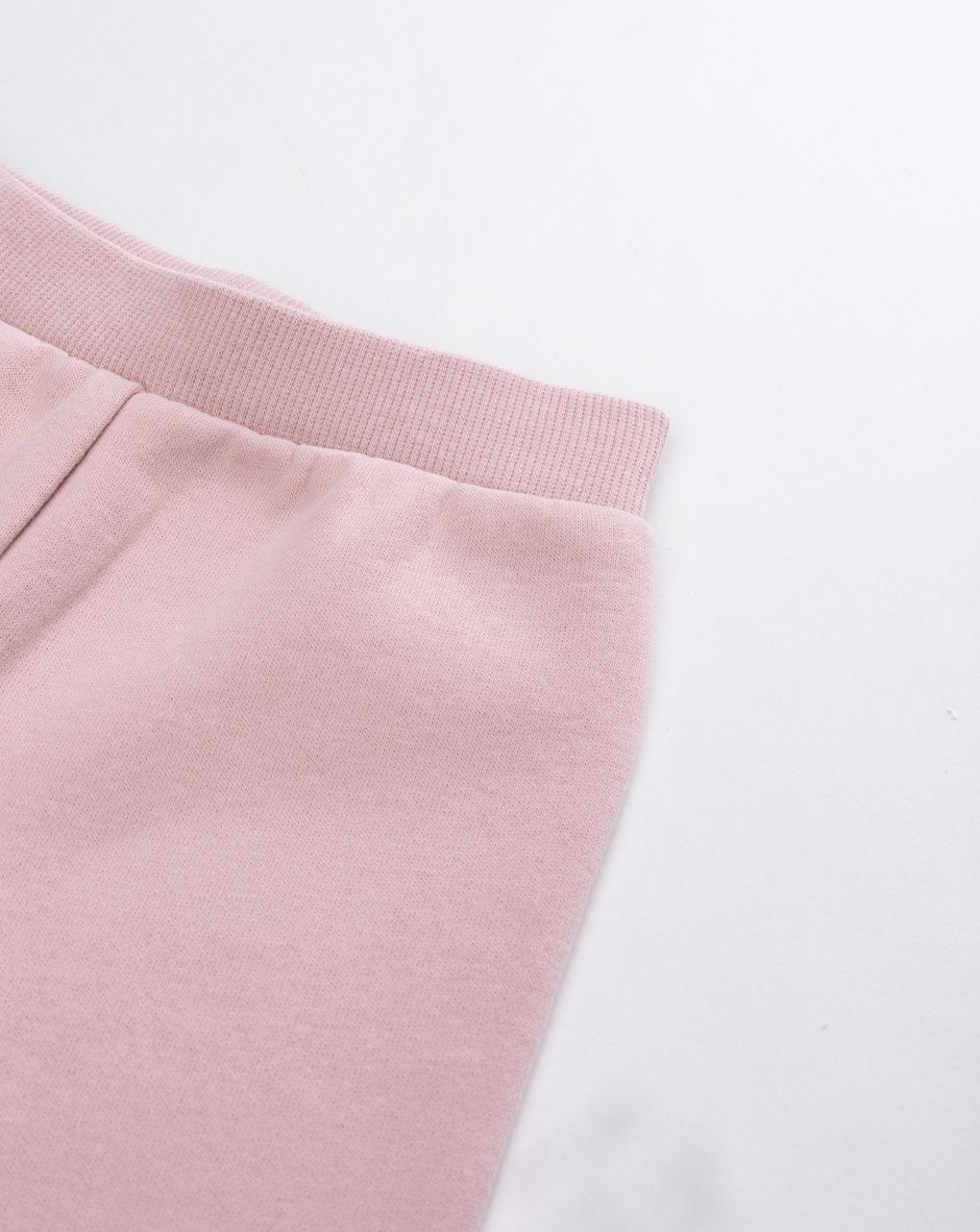 Pantalone felpato neonata rosa con scritta "beautiful"