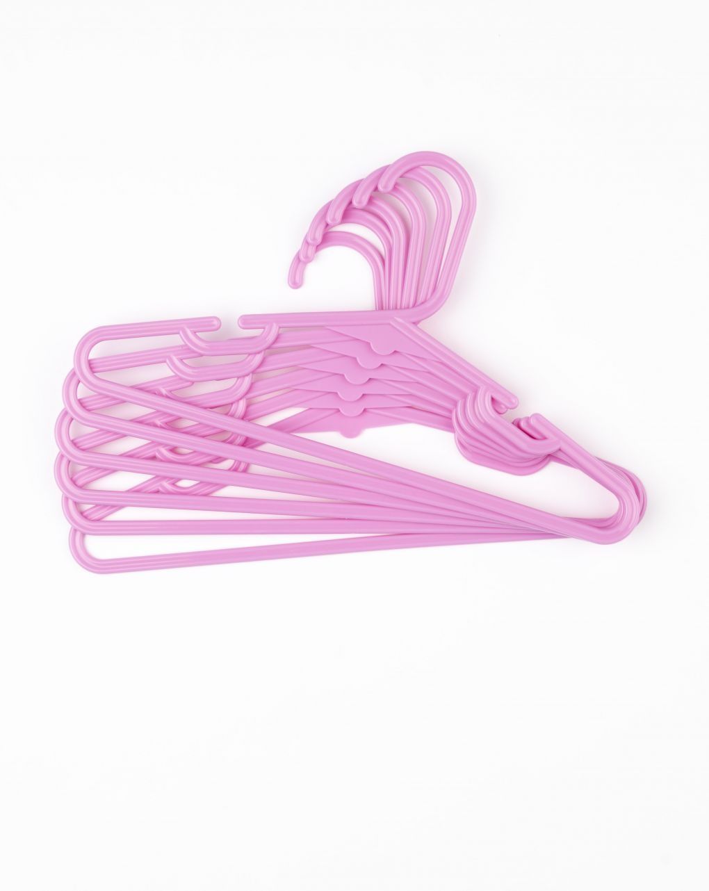 Appendiabiti in plastica neutro - 6 pz - giordani