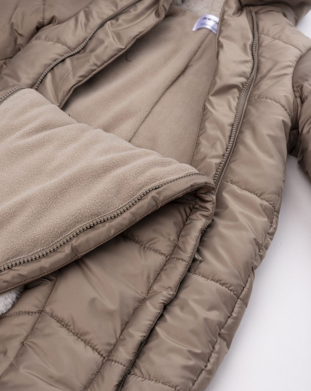 Tutina neve neonato marrone "orsetto"