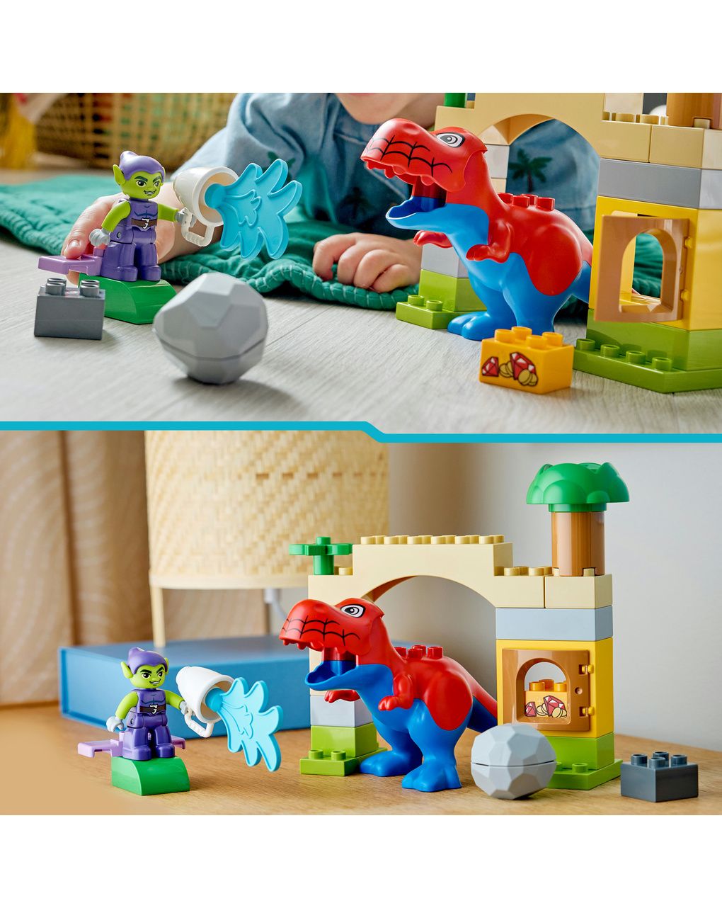Lego duplo marvel 10463 dinosauro spidey-rex vs. goblin