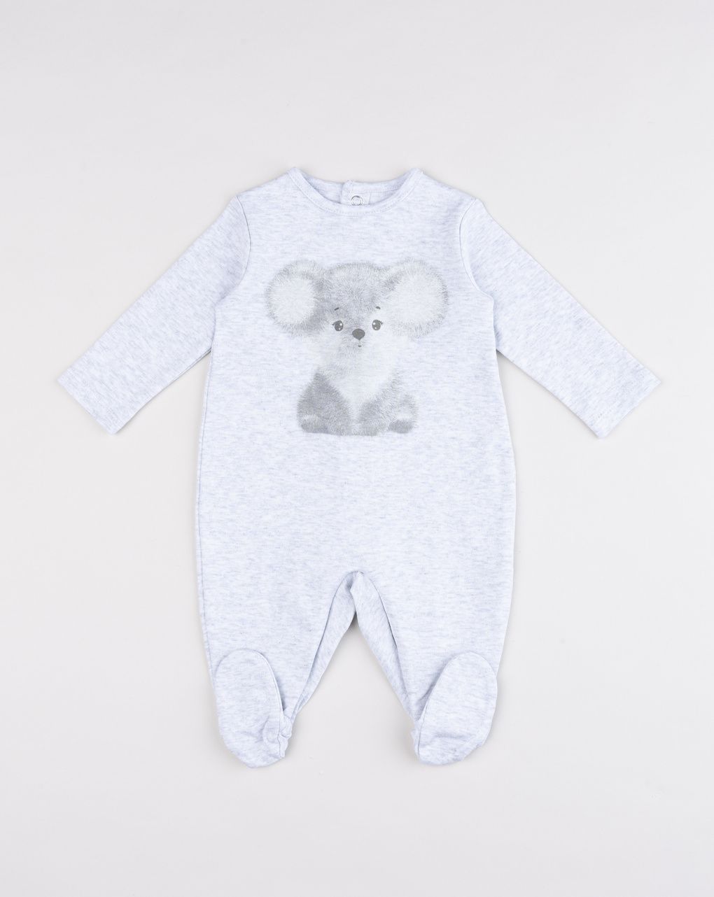 Tutina neonato grigia melange con koala