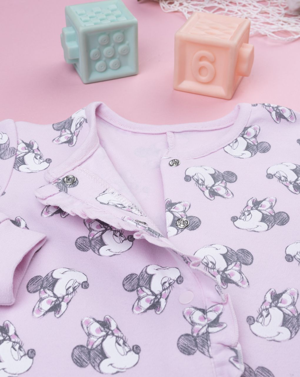Pigiamone bimba rosa disney minnie