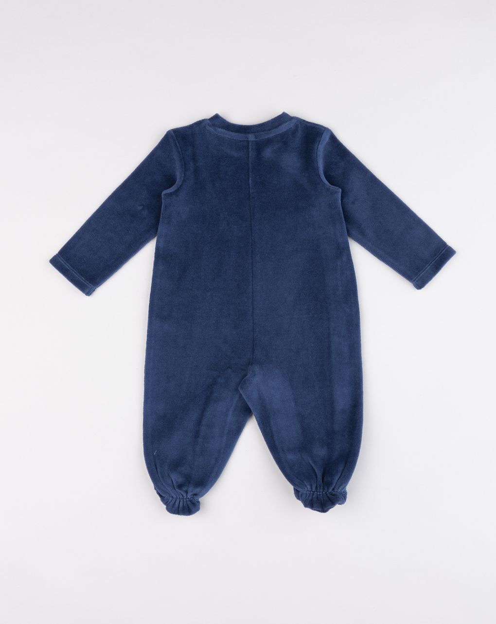 Tutina intera neonato blu navy orsetto lavatore