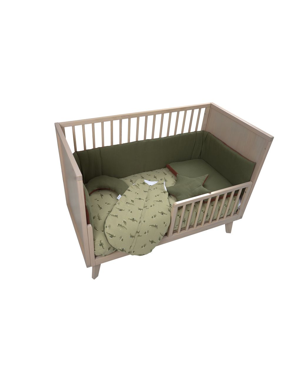 Set 1stclass 3 pz giungla -letto+materasso+piumone - italbaby
