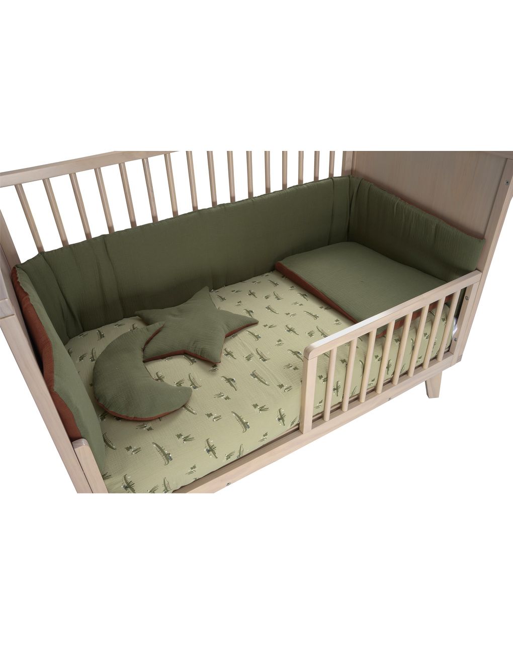 Set 1stclass 3 pz giungla -letto+materasso+piumone - italbaby