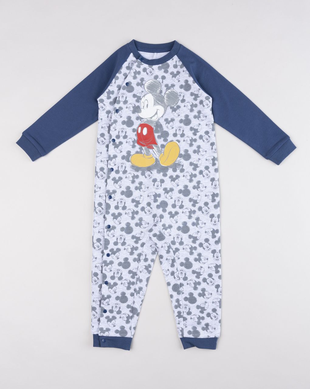 Pigiamone intero felpato bimbo mickey mouse