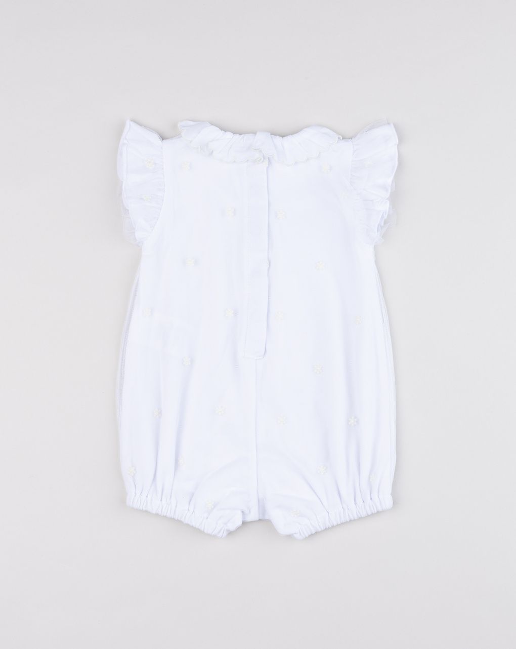 Pagliaccetto elegante bimba bianco