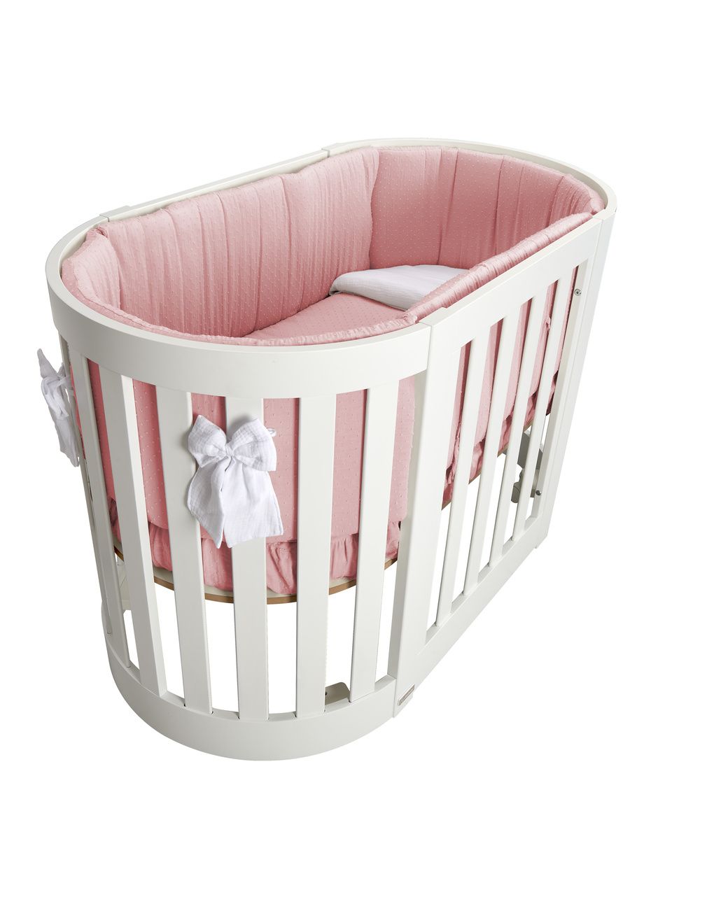 Set letto all-in-one con tessile plumeti rose - italbaby