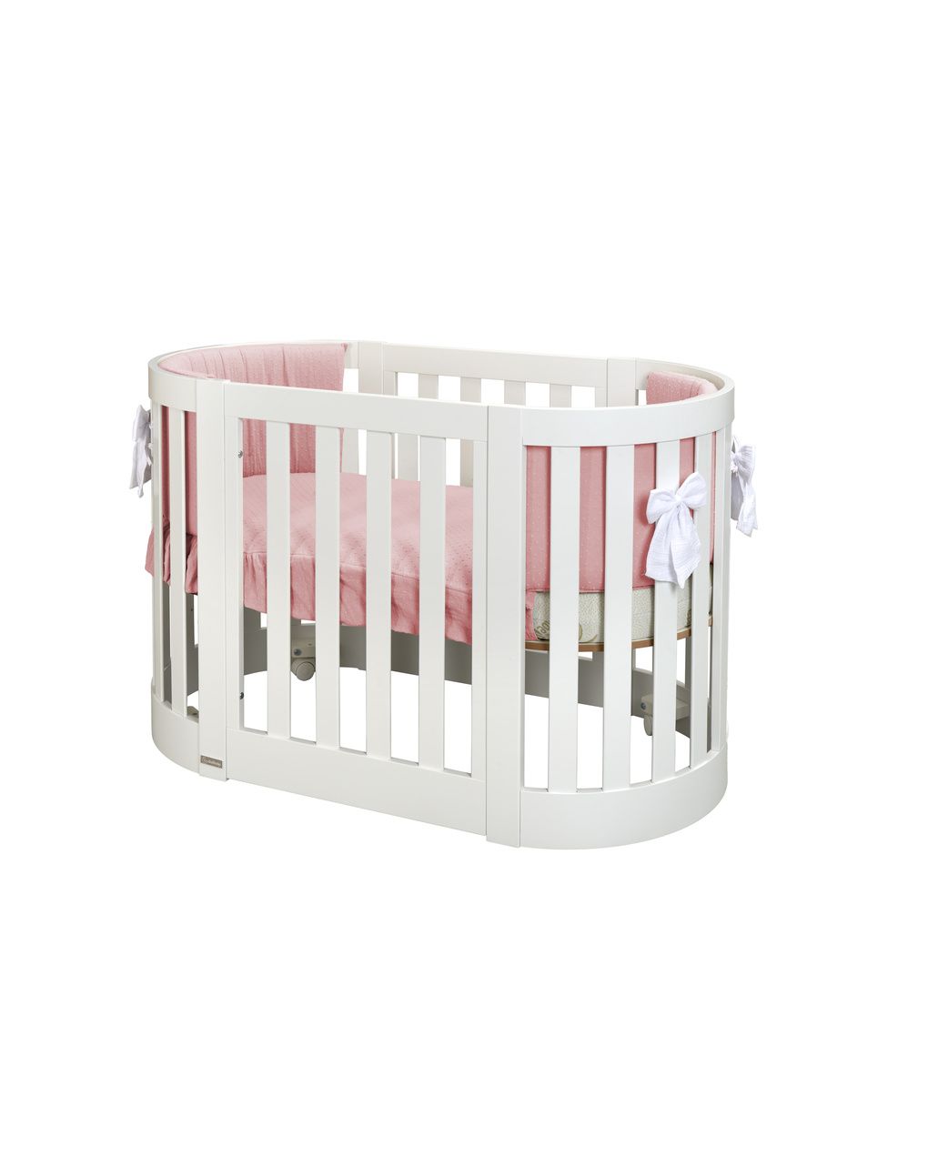 Set letto all-in-one con tessile plumeti rose - italbaby