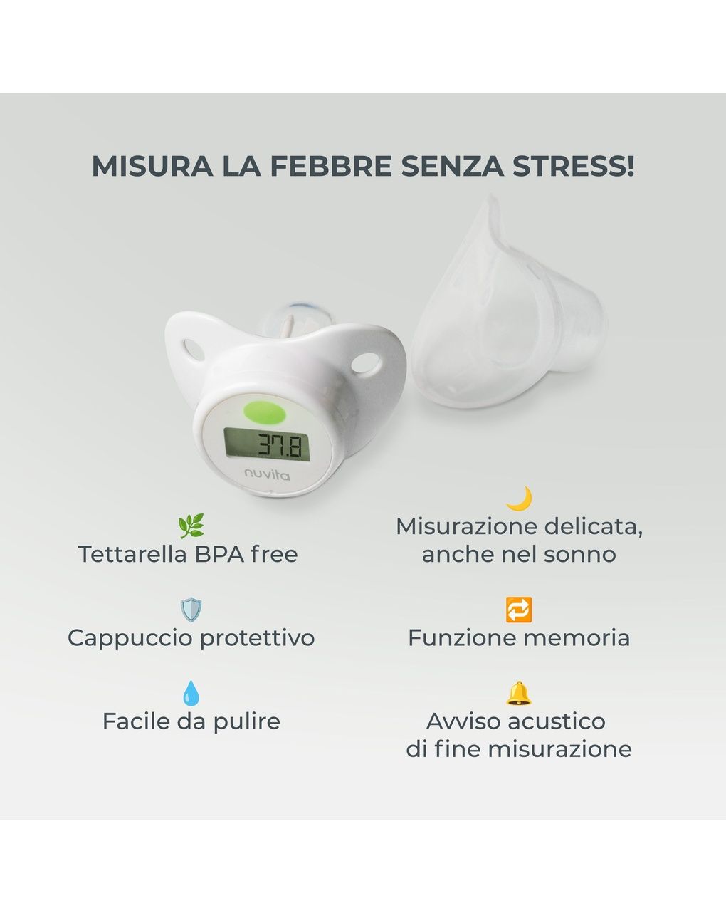 Termometro digitale a succhietto - 2010 - nuvita