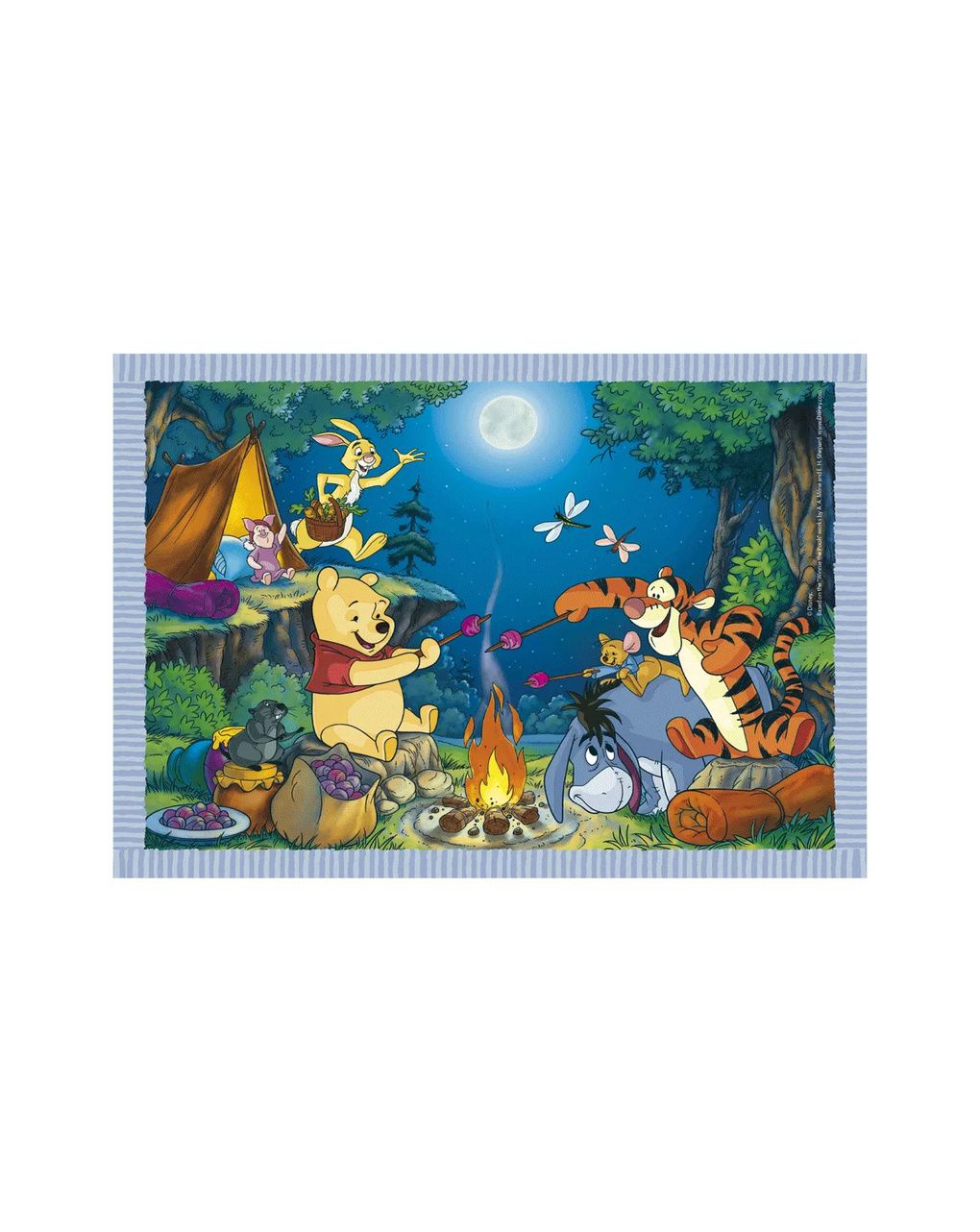Clementoni supercolor puzzle 4in1 disney winnie the pooh – 1×12 + 1×16 + 1×20 + 1×24 pezzi, puzzle bambini 3 anni