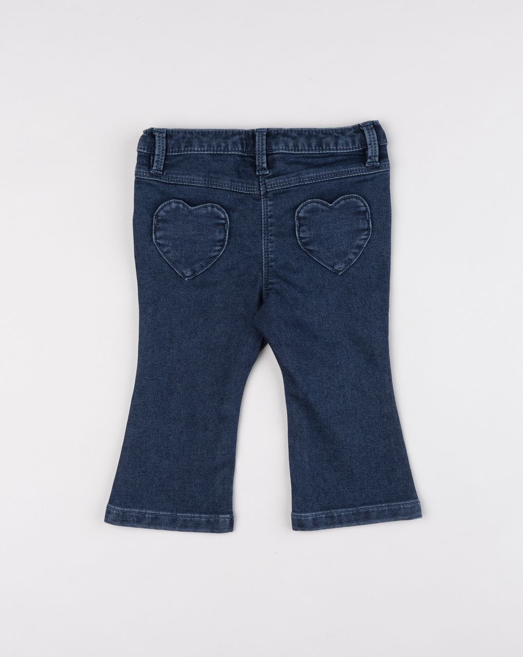 Jeans tasche cuore denim dark bimba