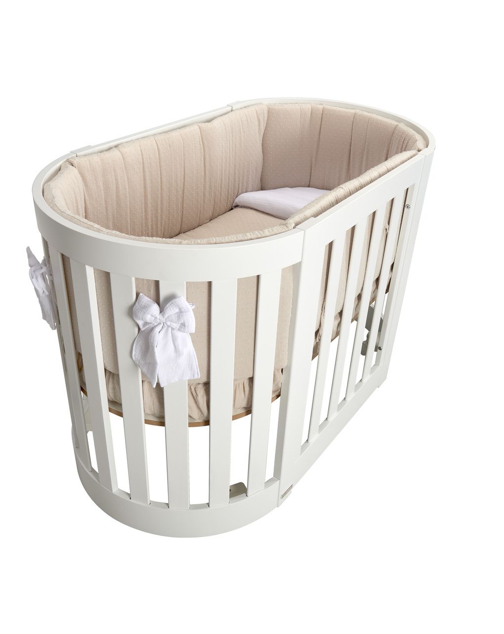 Set letto all-in-one con tessile plumeti sabbia - italbaby