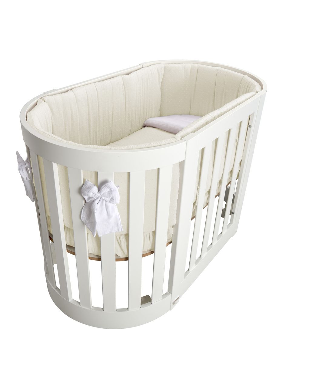 Set letto all-in-one con tessile  plumeti burro - italbaby