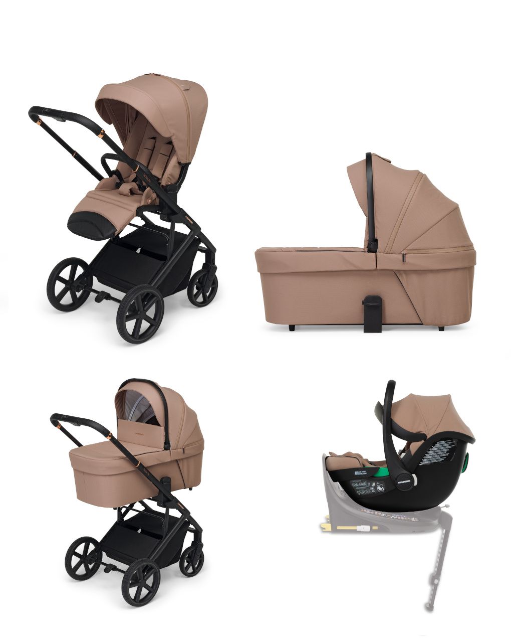 Sistema combinato tictoc pro disk infant gold + adattatore- foppapedretti