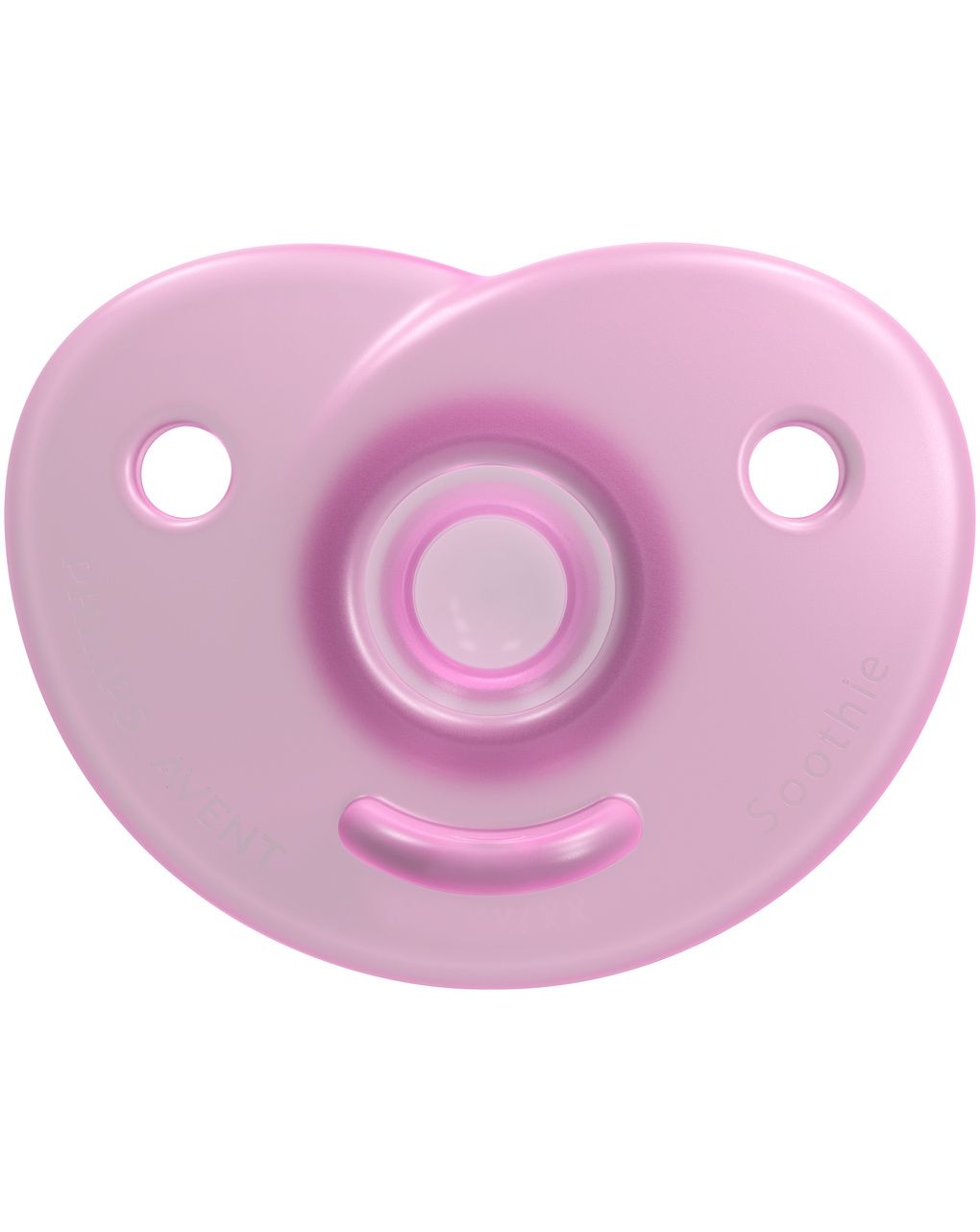 Soothie 0-6m design in silicone no bpa set da 2 soothie rosa - philips avent