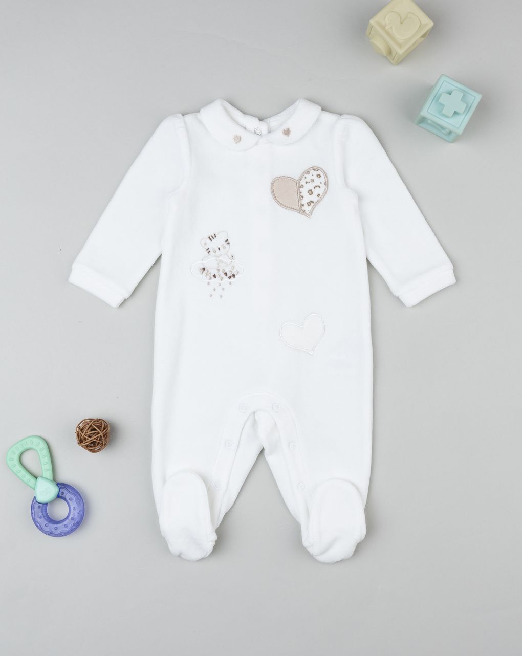 Tutina ciniglia bimba con patch