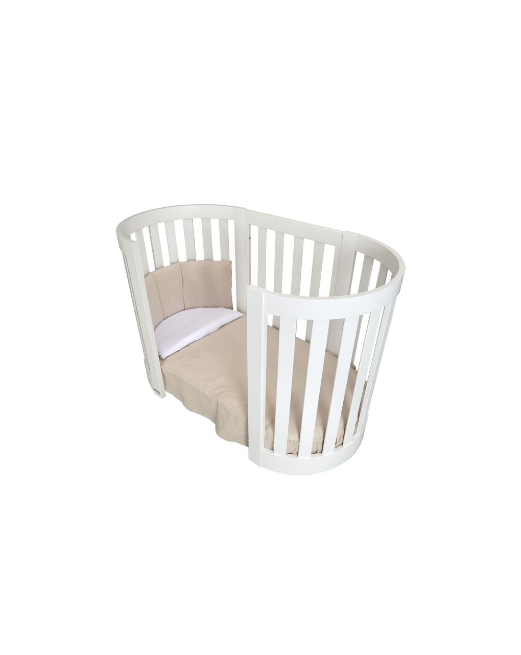 Set letto all-in-one con tessile plumeti sabbia - italbaby