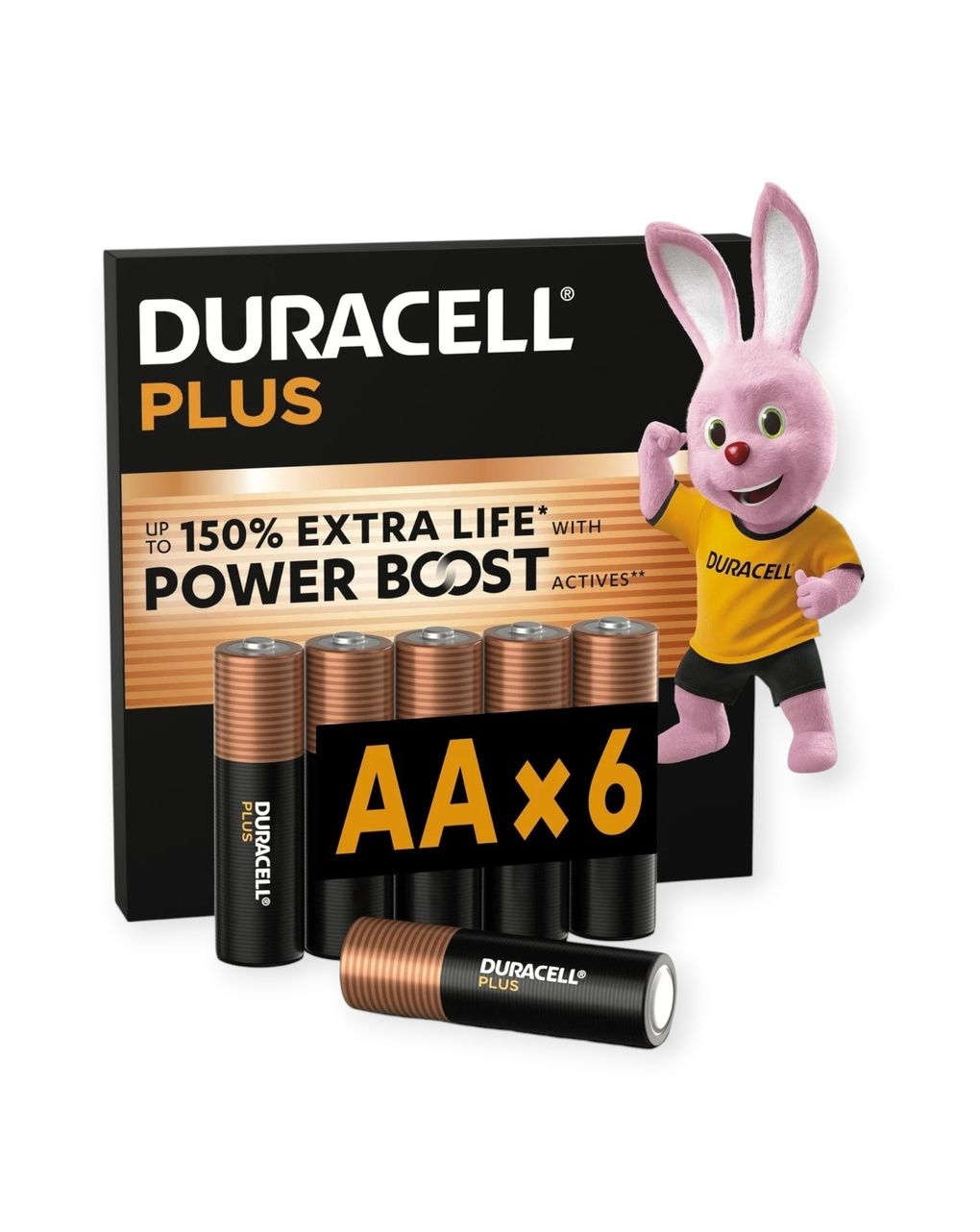 Duracell plus powerboost aa lr06 - pacco da 6