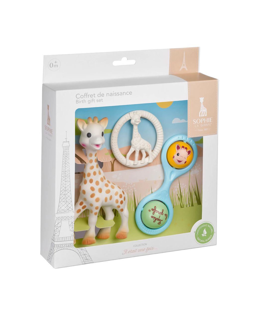 Set regalo per neonati sophie la giraffa , multicolore