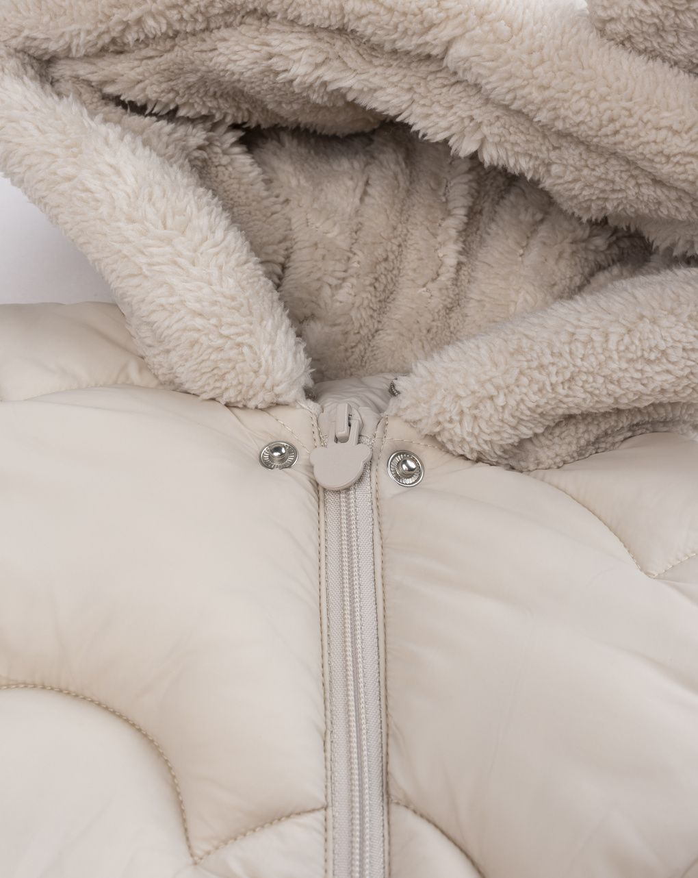 Tuta da neve neonato beige
