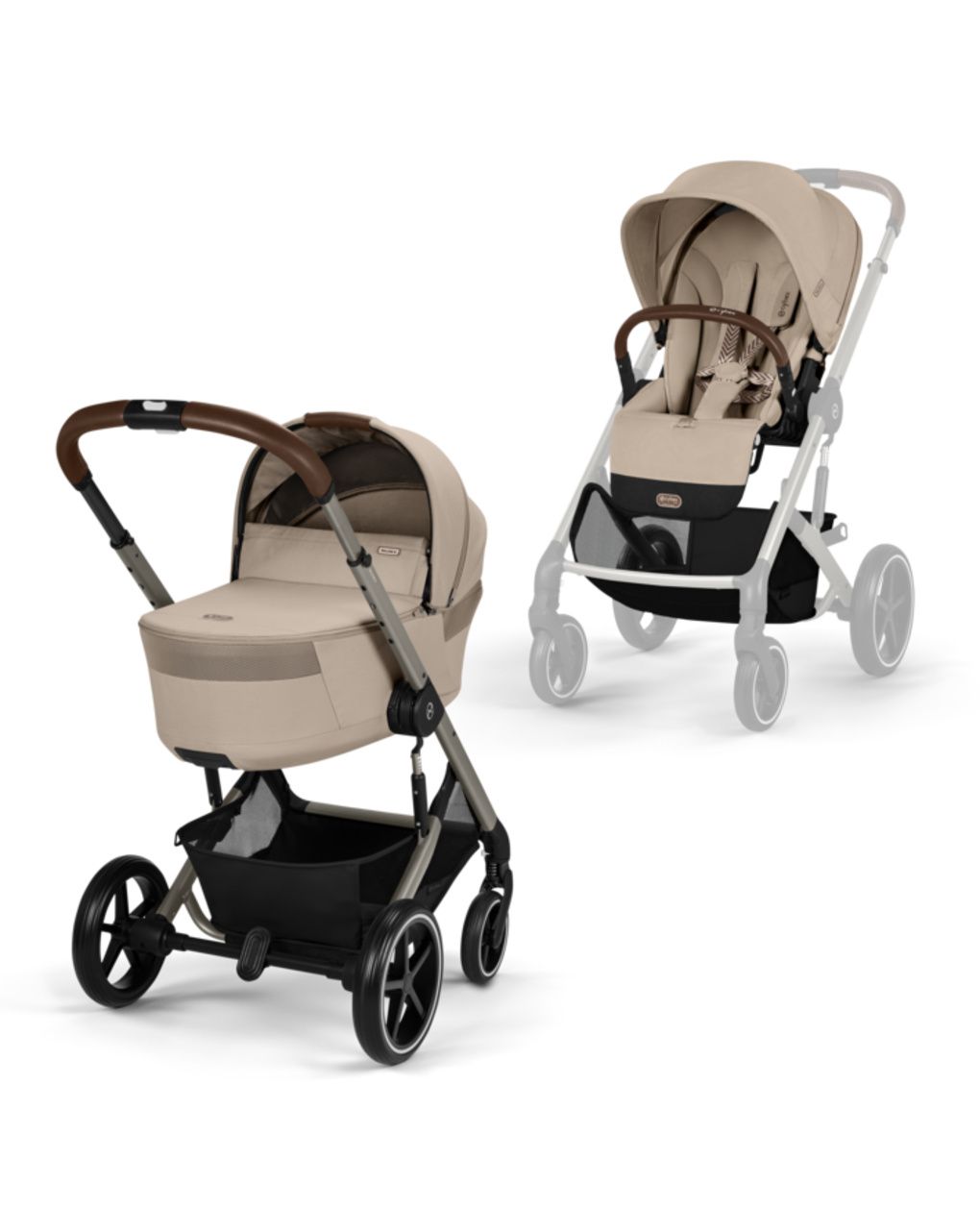 Duo balios s lux tpe nav. s lux almond beige - cybex