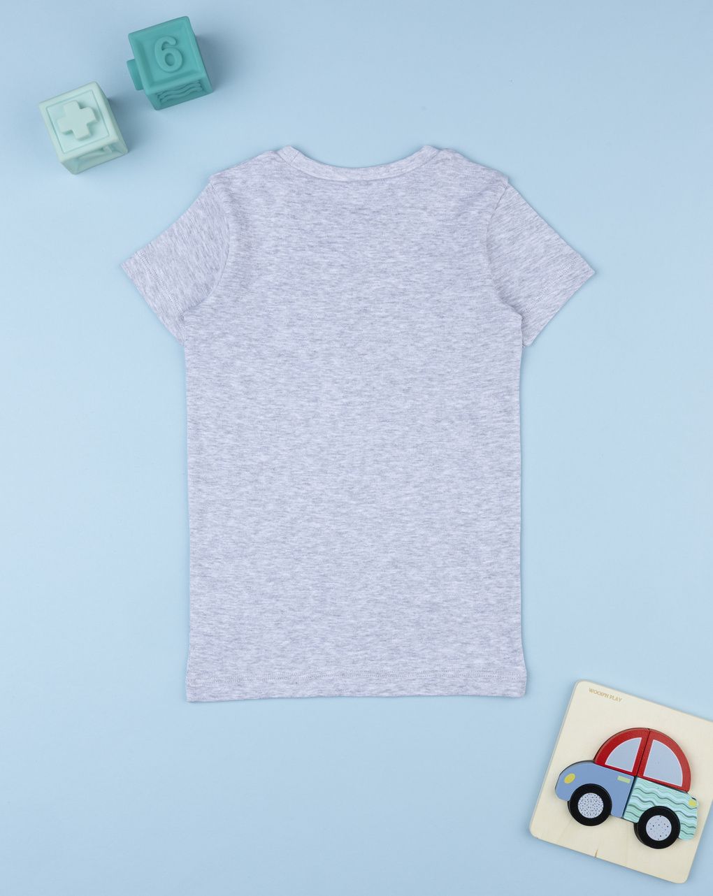 Maglia intima bimbo grigia macchine
