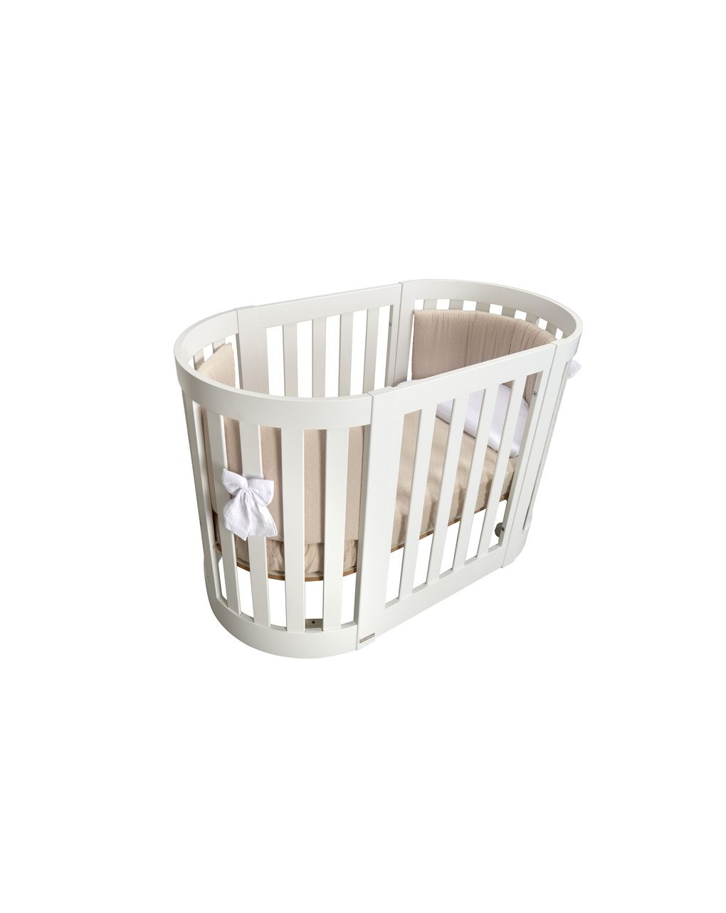 Set letto all-in-one con tessile plumeti sabbia - italbaby