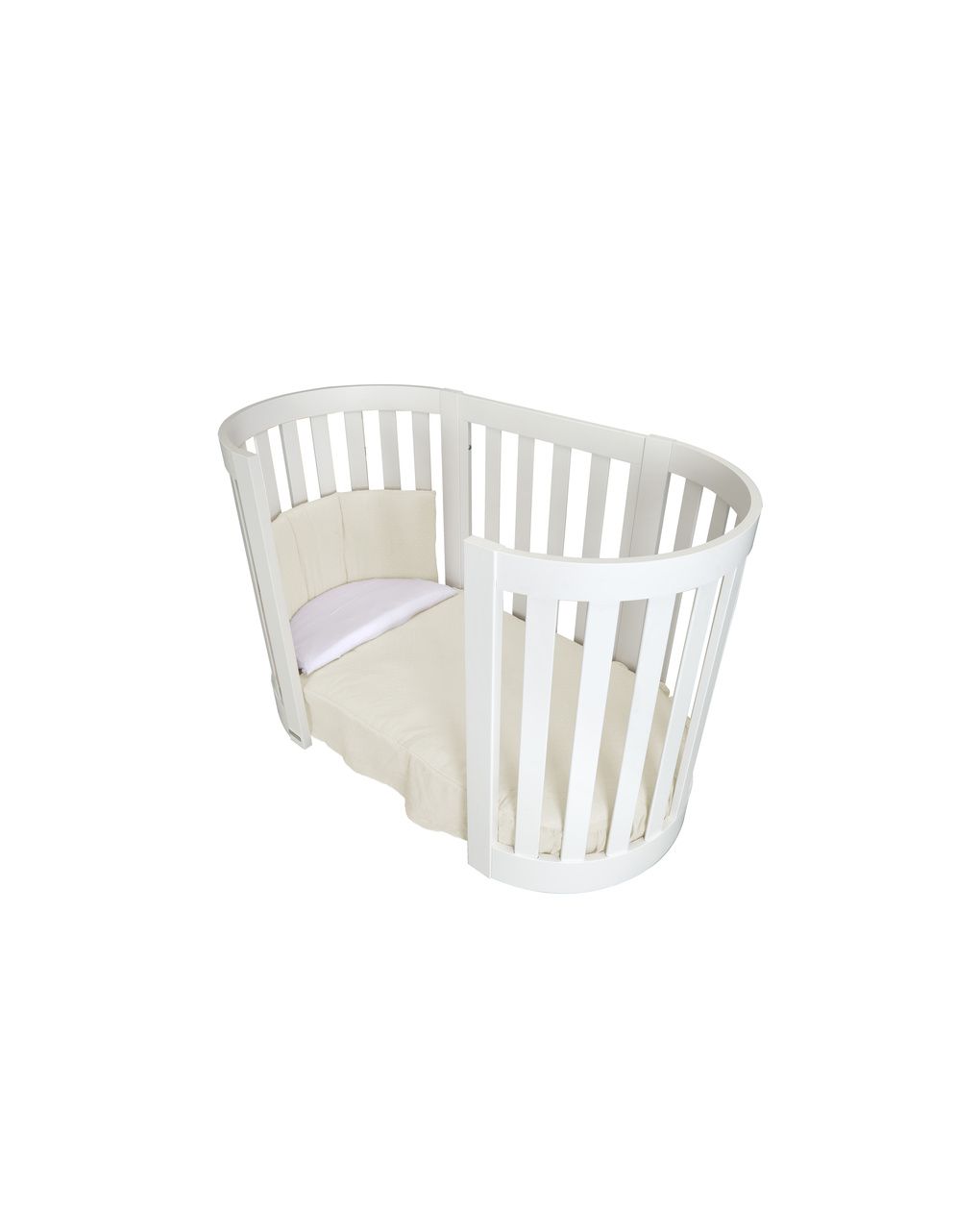 Set letto all-in-one con tessile  plumeti burro - italbaby