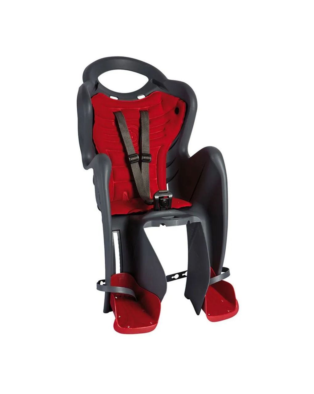 Seggiolino bici posteriore per bambini mr fox standard b-fix dark grey - bellelli