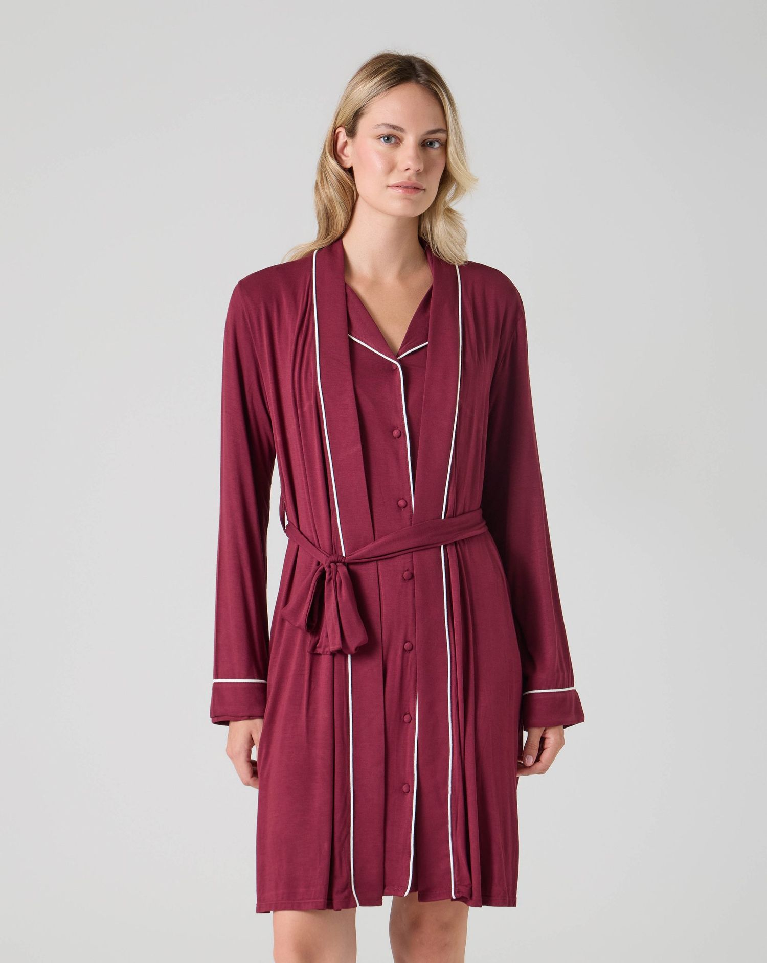 Vestaglia premaman bordeaux