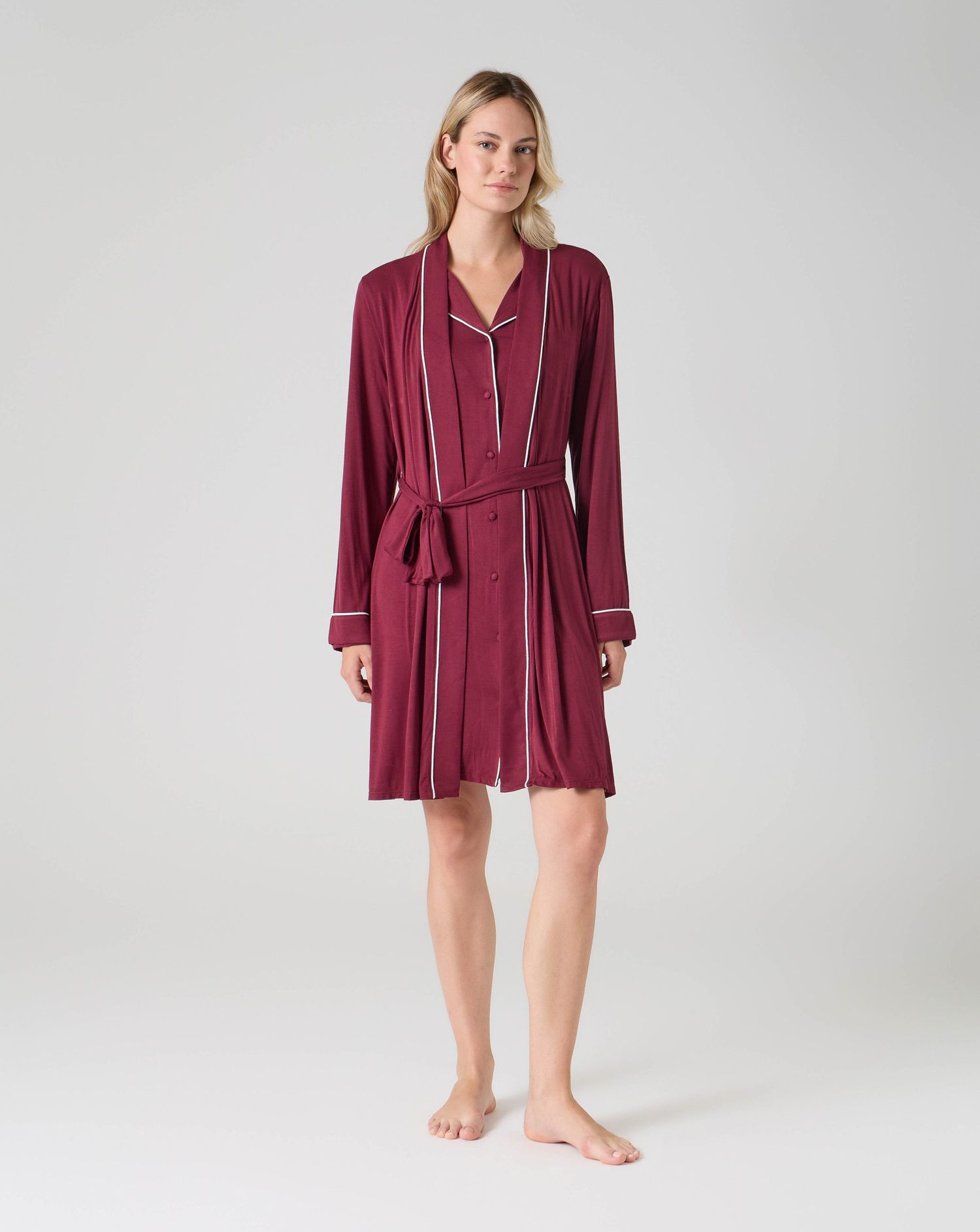 Vestaglia premaman bordeaux