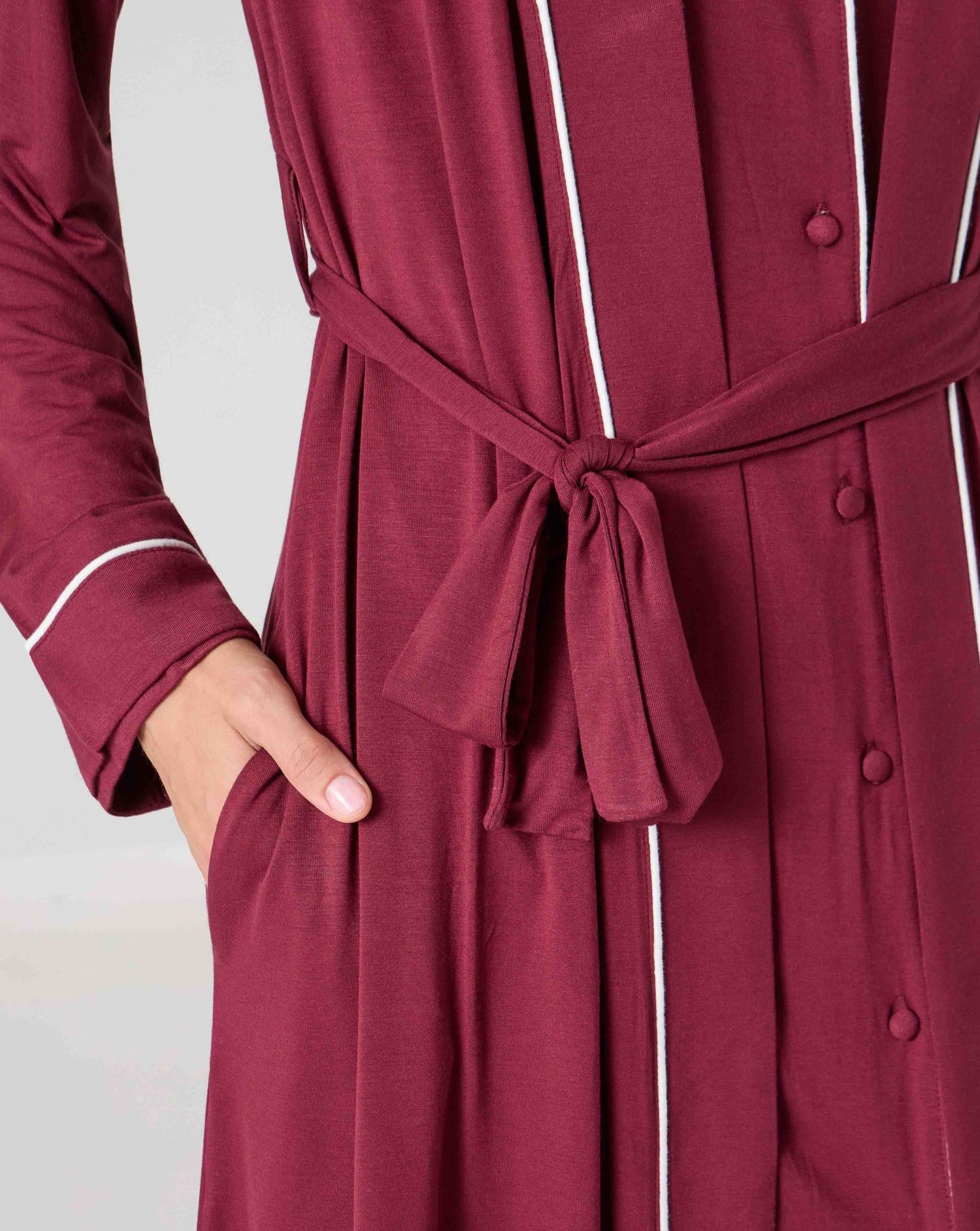 Vestaglia premaman bordeaux