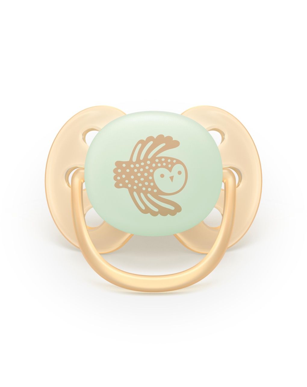 Succhietto ultra soft notte 0-6m cappuccio fluorescente no bpa per pelli sensibili - philips avent